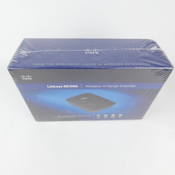 Cisco Linksys RE1000 Wireless N Range Extender Black 802.11n NEW / SEALED - Picture 12 of 13